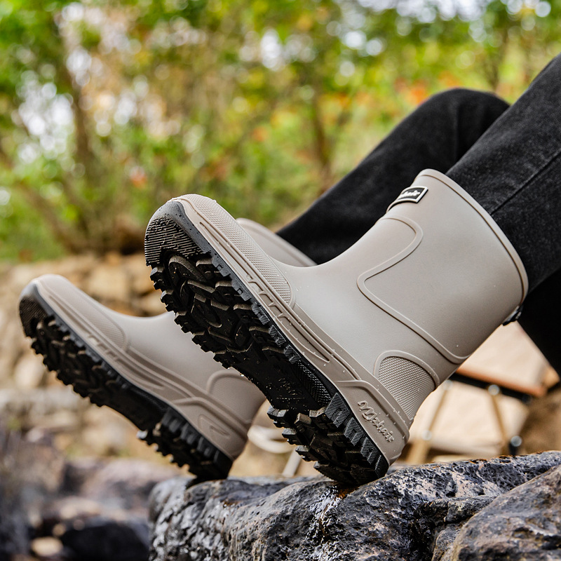 Fishing Boots - Botas de Chuva Masculinas de Sola