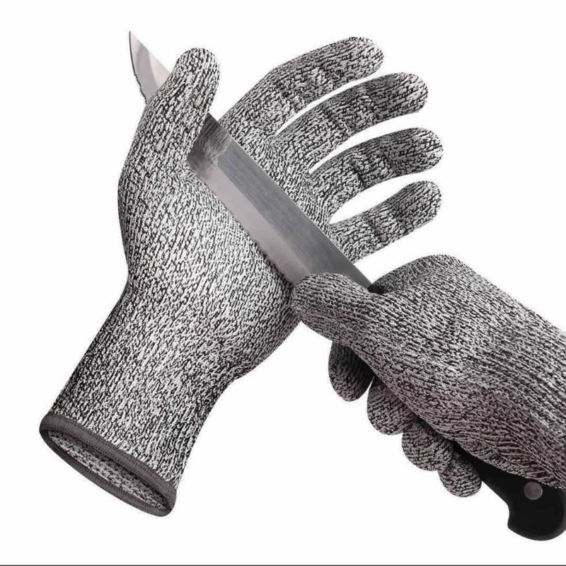 Fishing Gloves - Luvas Anticorte HPPE Grau 5 para