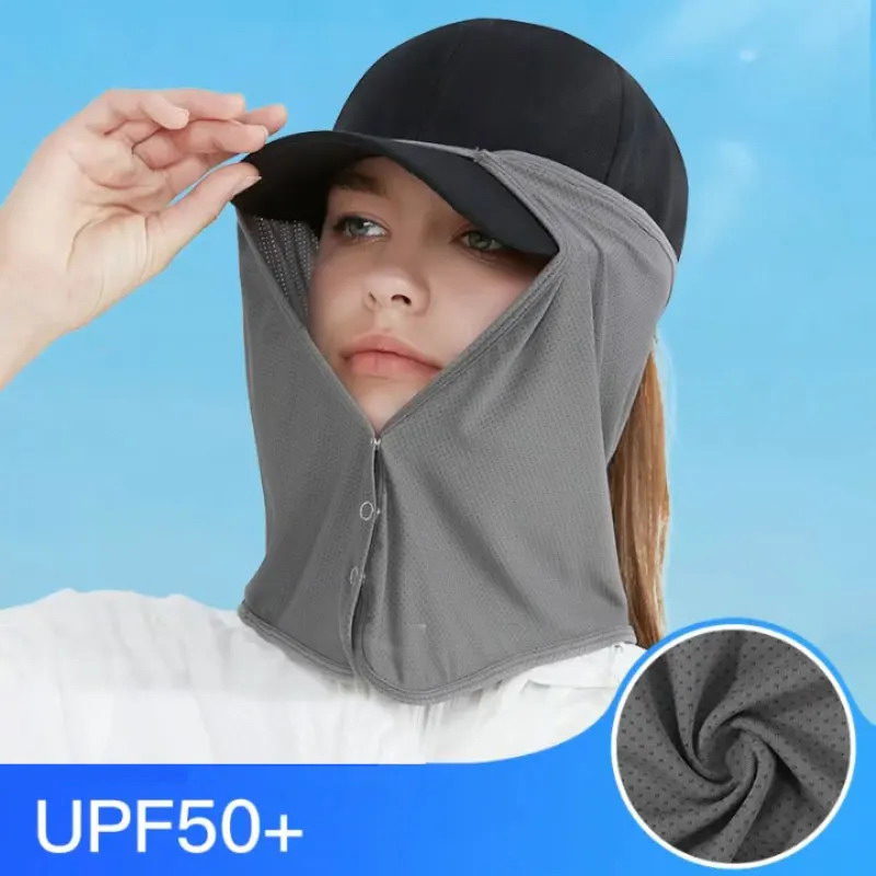 Fishing Mask Sun Protection - Boné de pesca de secagem rápida