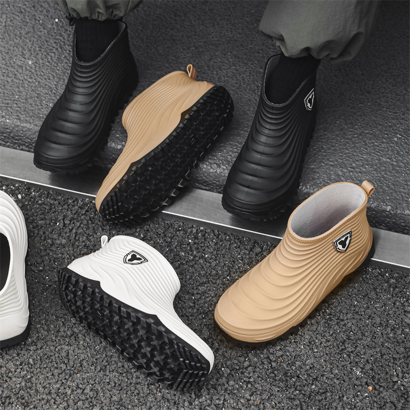 Fishing Boots - Sapatos de chuva masculinos moda impermeável