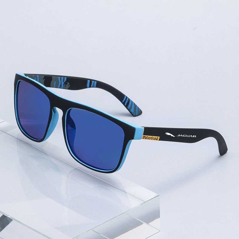 Fishing Sunglasses Polarized - Óculos de sol polarizados quadrados vintage,