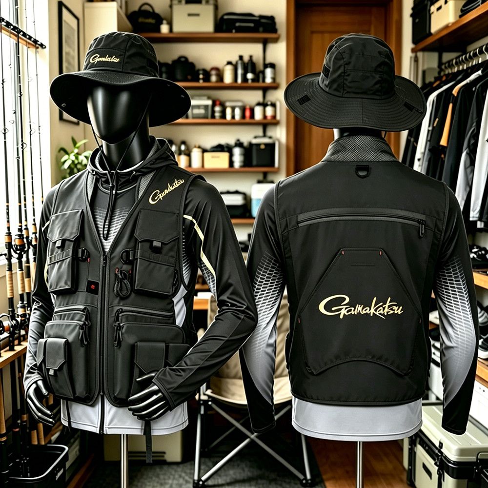 Fishing Rain Suit - Colete de Pesca Masculino Gamakatsu com