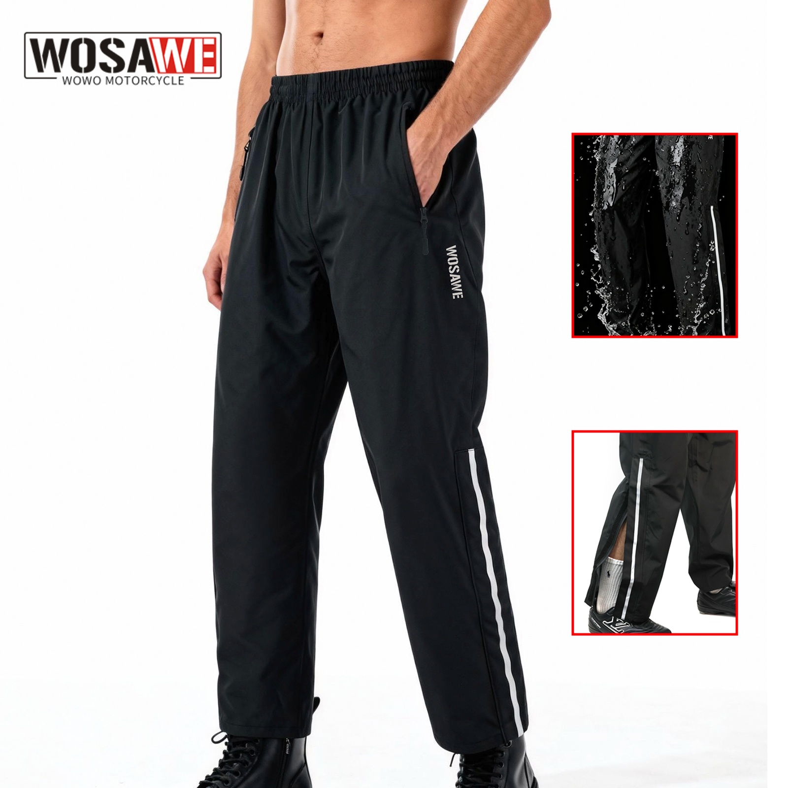 Fishing Rain Suit - Wosawe motocicleta moto à prova de