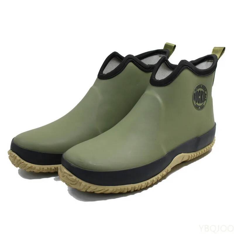 Fishing Boots - Botas masculinas antiderrapantes para chuva, à