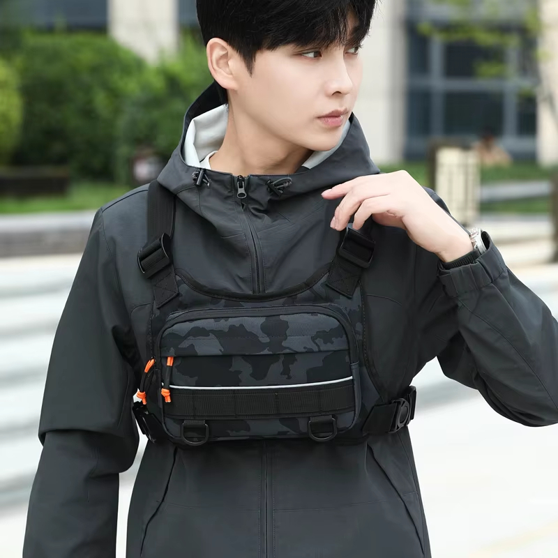 Fishing Backpack - Colete Tático de Ciclismo para Peito,