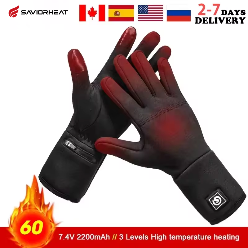 Fishing Gloves - Forro elétrico recarregável luvas aquecidas inverno