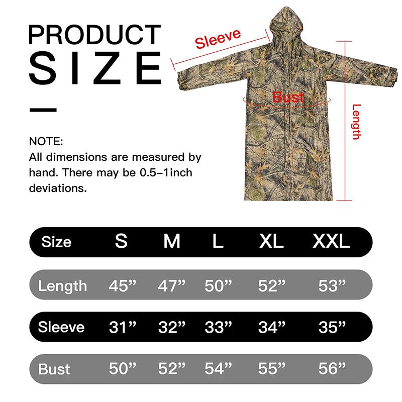 Camuflagem casaco de chuva adu - Fishing Rain Suit avaliação e preço