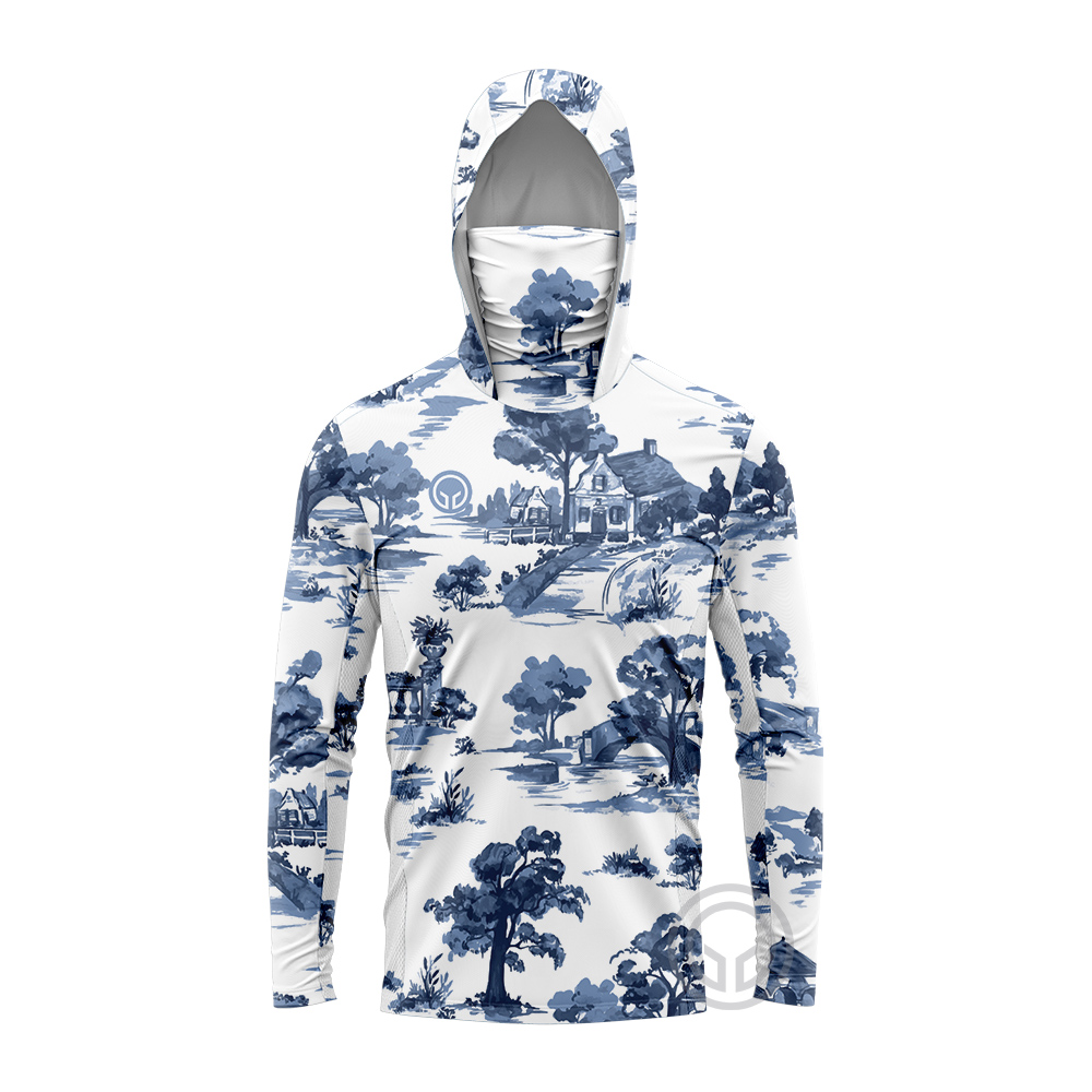 GCBIG-Camisas De Pesca Com Cap - Fishing Shirt Uv Protection avaliação e preço