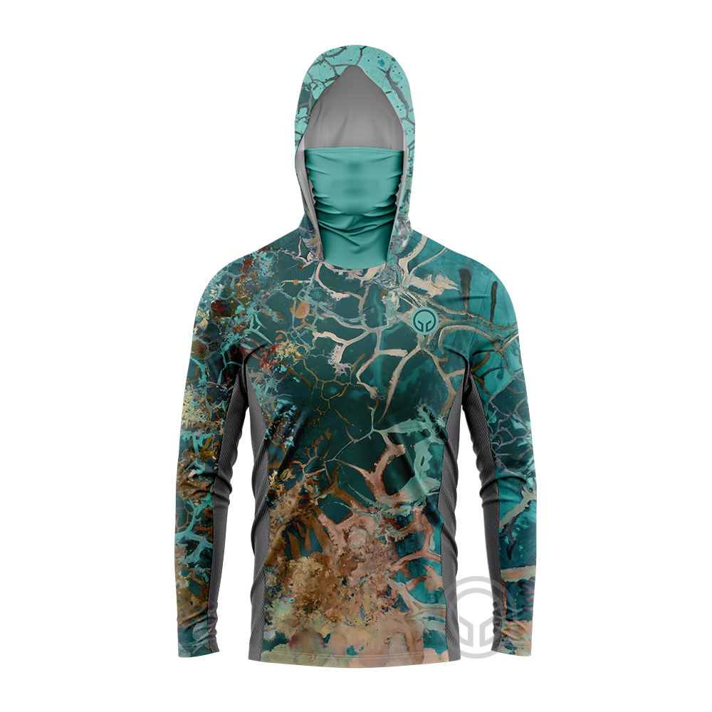 GCBIG-Camisas De Pesca Com Cap - Fishing Shirt Uv Protection avaliação e preço