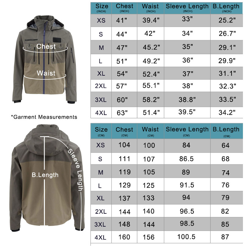 Jaquetas de pesca para vadear, - Fishing Jacket Waterproof avaliação e preço