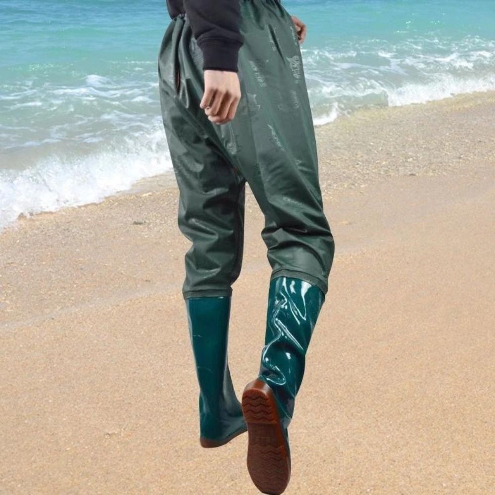 Novas Calças de PVC Plástico I - Fishing Pants Waterproof avaliação e preço