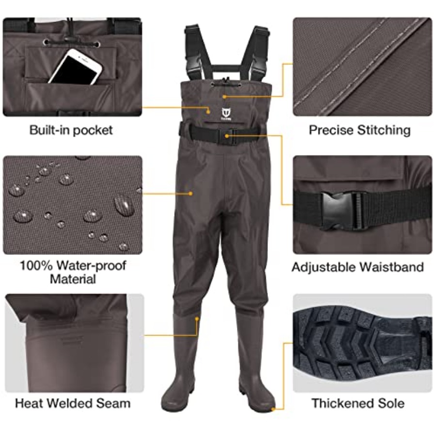 Botas de Pesca e Caça Impermeá - Fishing Waders avaliação e preço