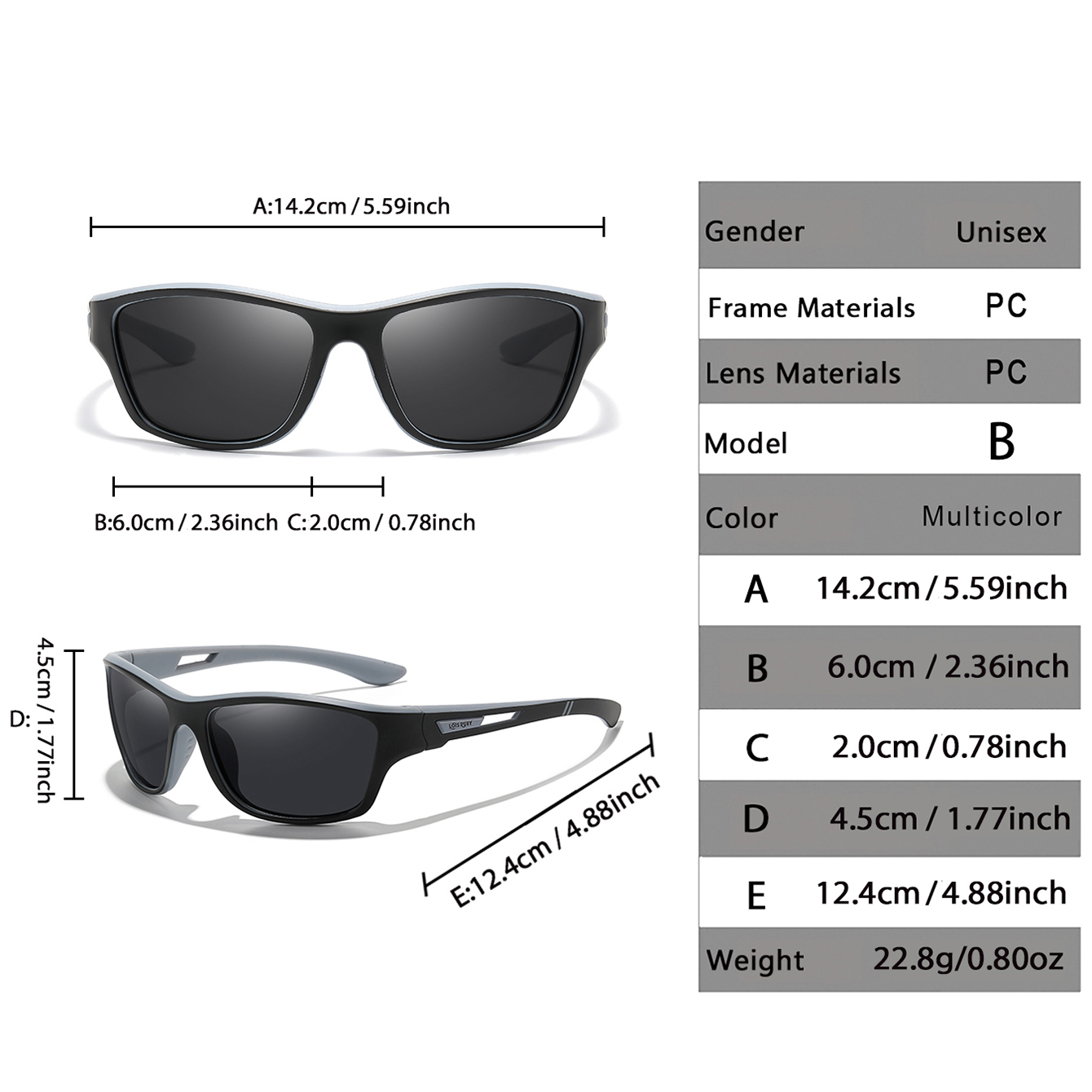 LOISRUBY Polaring Lentes Cicli - Fishing Sunglasses Polarized avaliação e preço