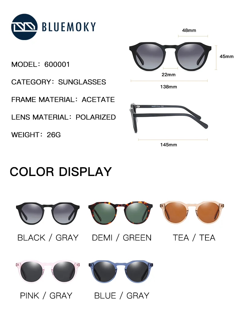 BLUEMOKY Óculos de sol polariz - Fishing Sunglasses Polarized avaliação e preço