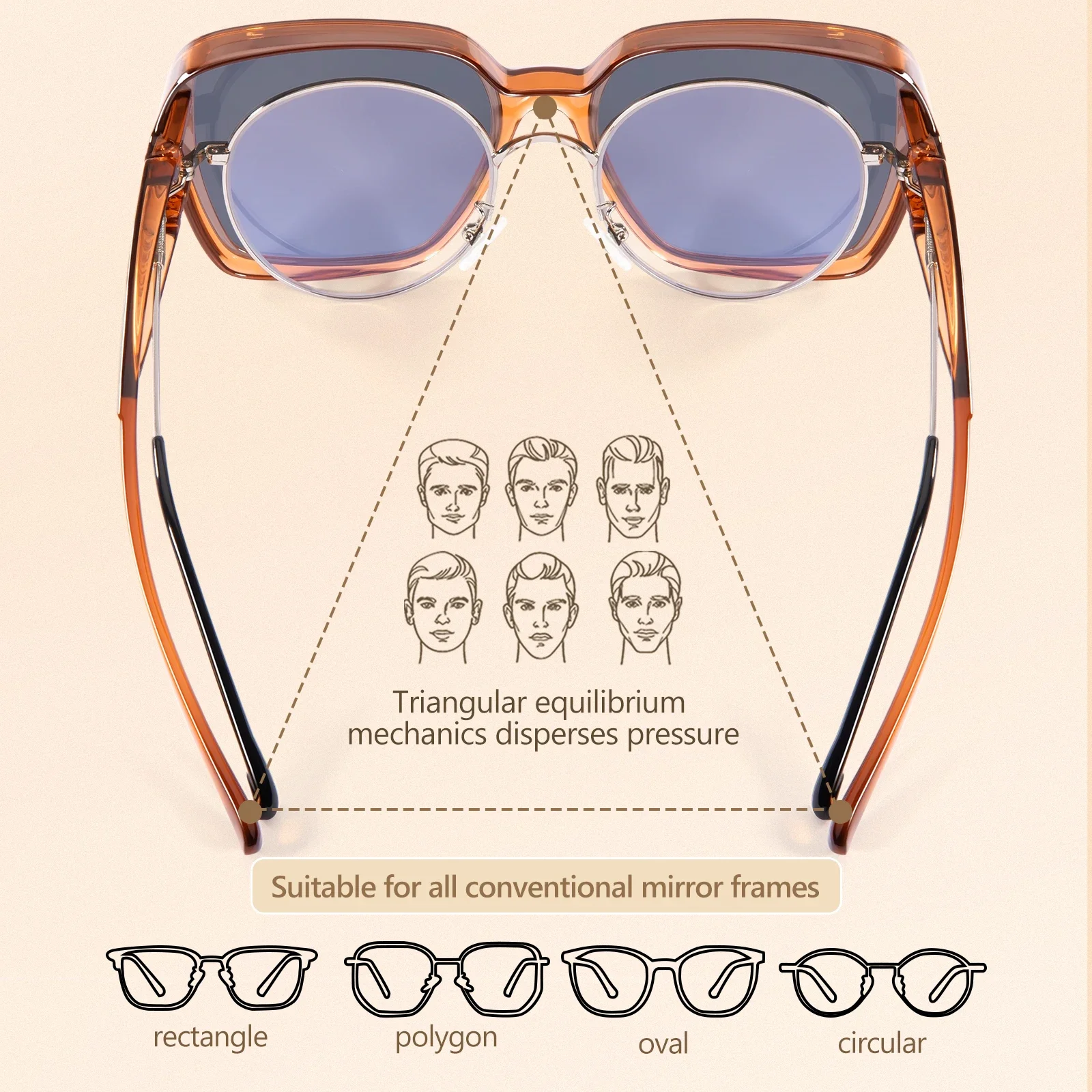 Óculos de Sol Kapvoe Fitover,  - Fishing Sunglasses Polarized avaliação e preço