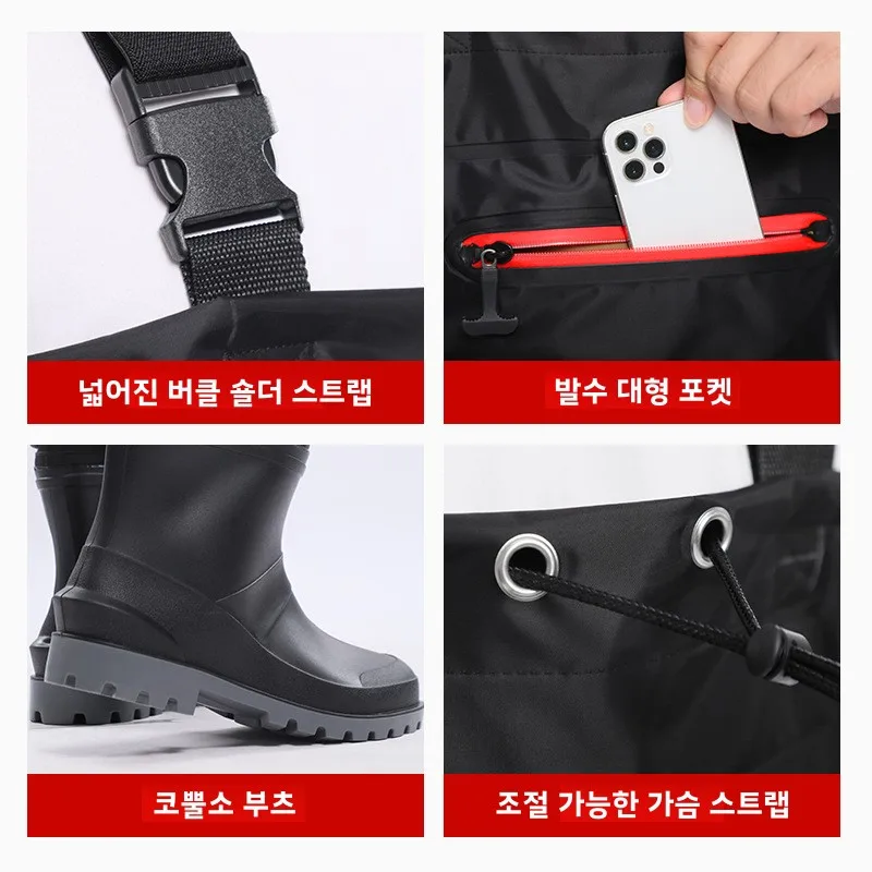 Waders de peito à prova dwater - Fishing Jacket Waterproof avaliação e preço