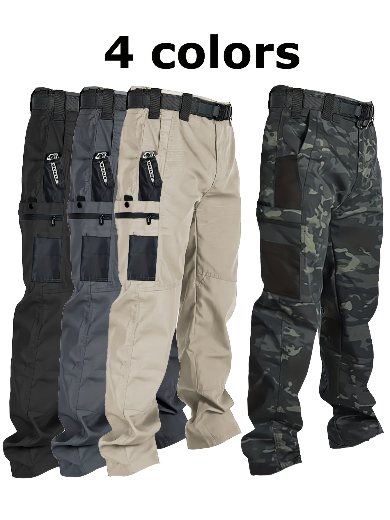 Calças de carga tática masculi - Fishing Pants Waterproof avaliação e preço
