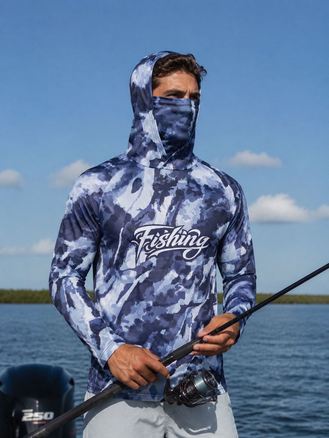 Camisa de Pesca com Capuz para - Fishing Hoodie avaliação e preço