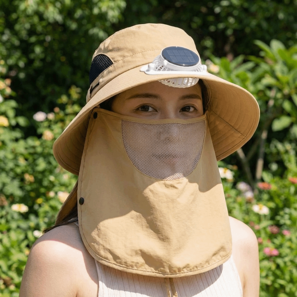 Chapéu com Ventilador Solar Po - Fishing Hat avaliação e preço