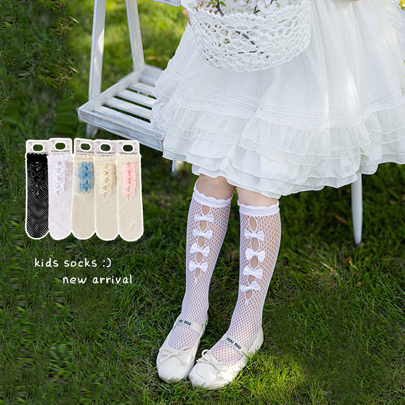Meias Lolita com Laços Múltipl - Fishing Socks avaliação e preço
