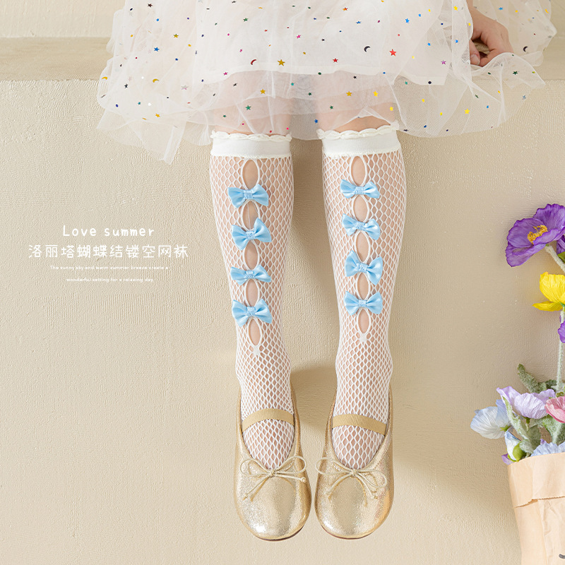 Meias Lolita com Laços Múltipl - Fishing Socks avaliação e preço