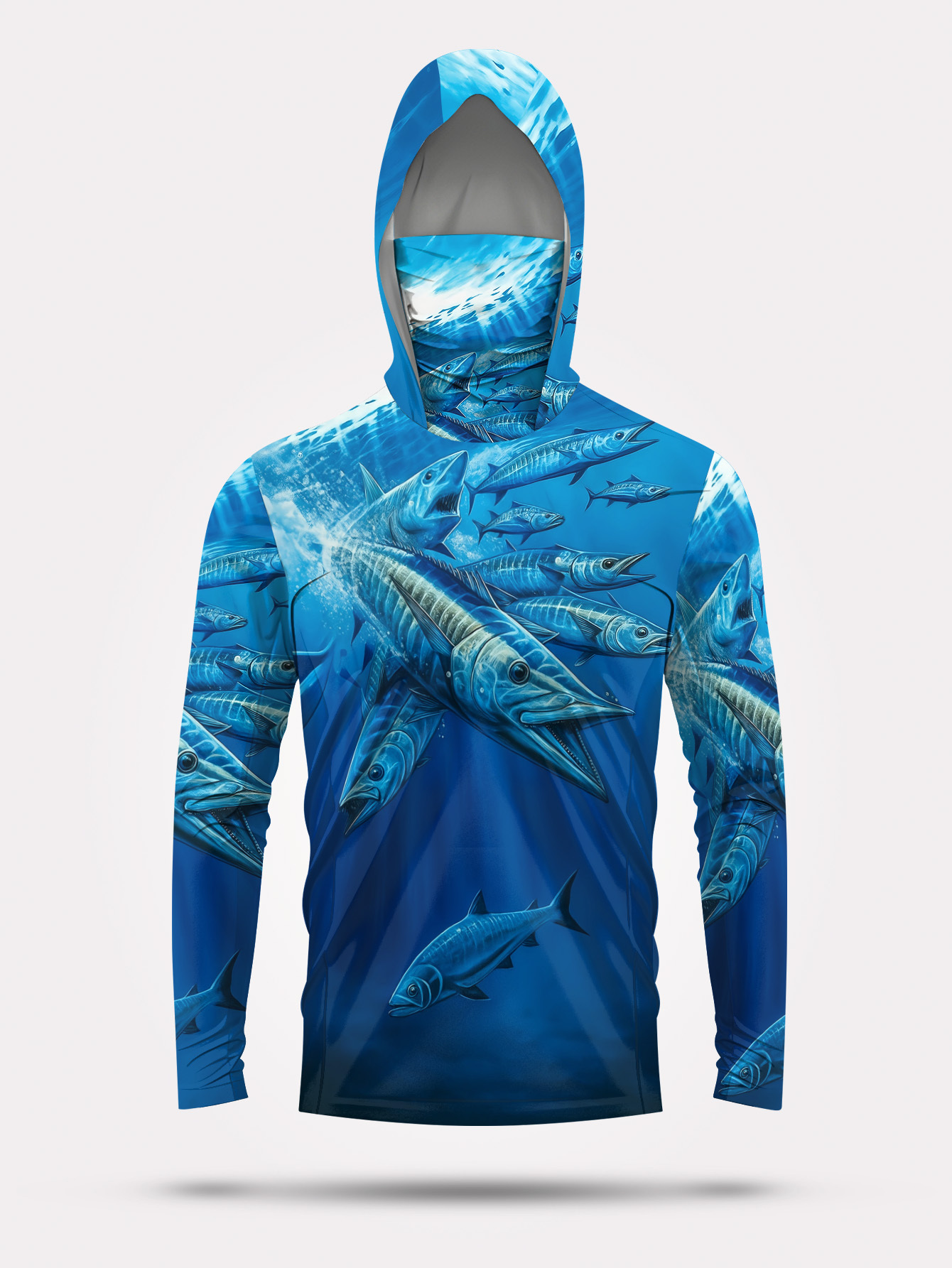 Camisa de pesca masculina com  - Fishing Shirt Uv Protection avaliação e preço