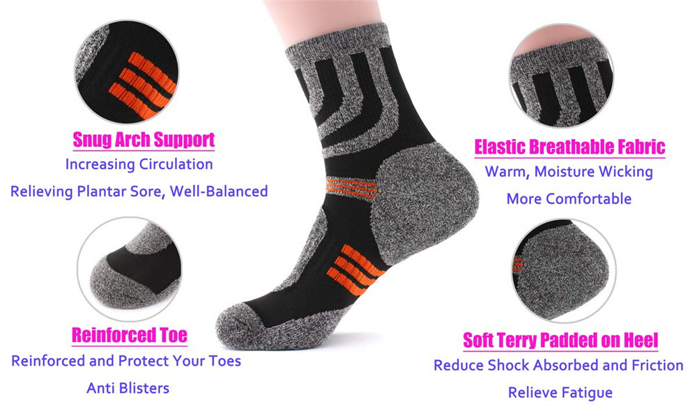 5 pares meias homens anti bolh - Fishing Socks avaliação e preço